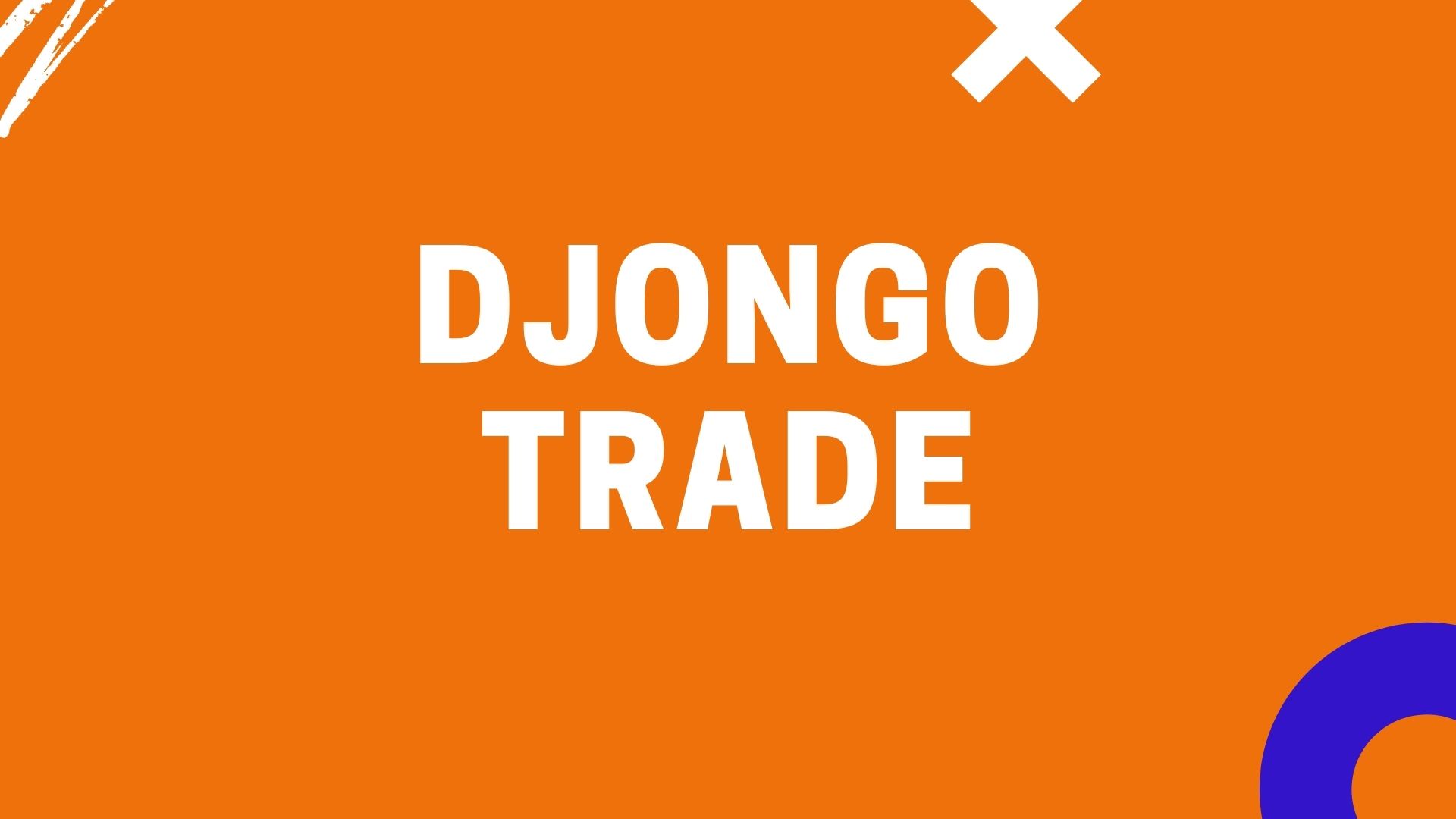 Preview of my site Djongo Trade.